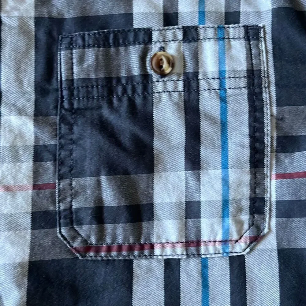 The North Face Plaid Double Pocket Button Up Shirt Sz. M